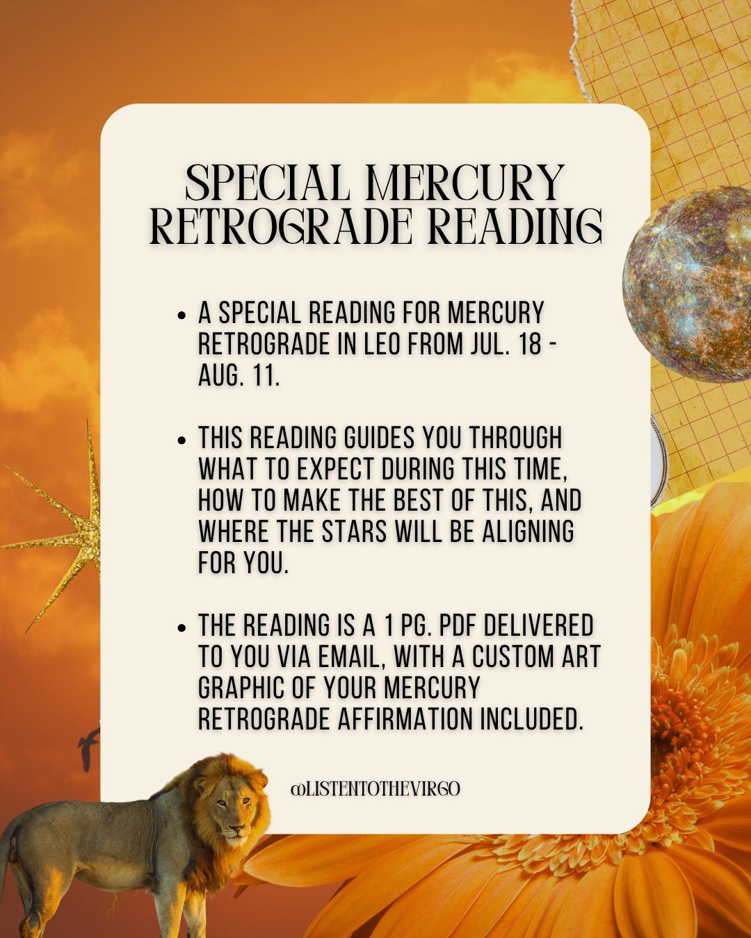 Special Mercury Retrograde Reading