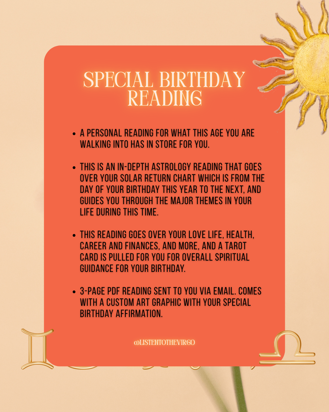 The Special Birthday Reading