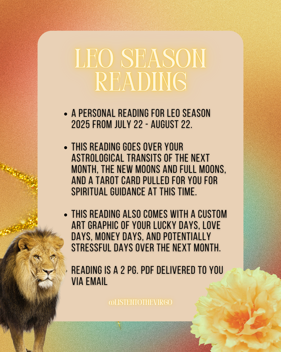 Leo Season Reading