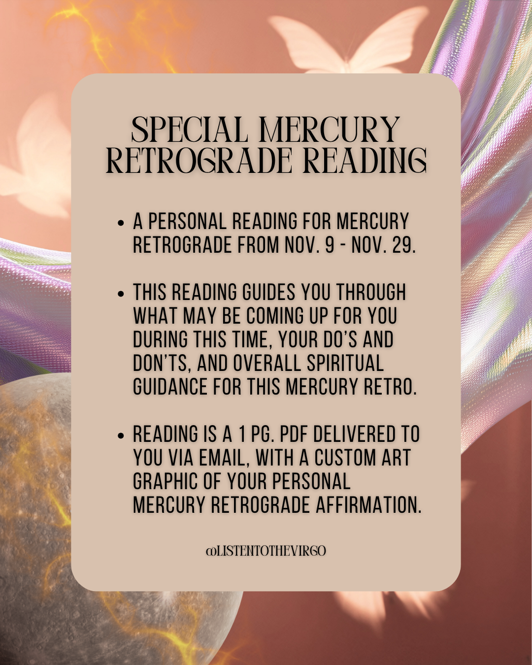 Special Mercury Retrograde Reading