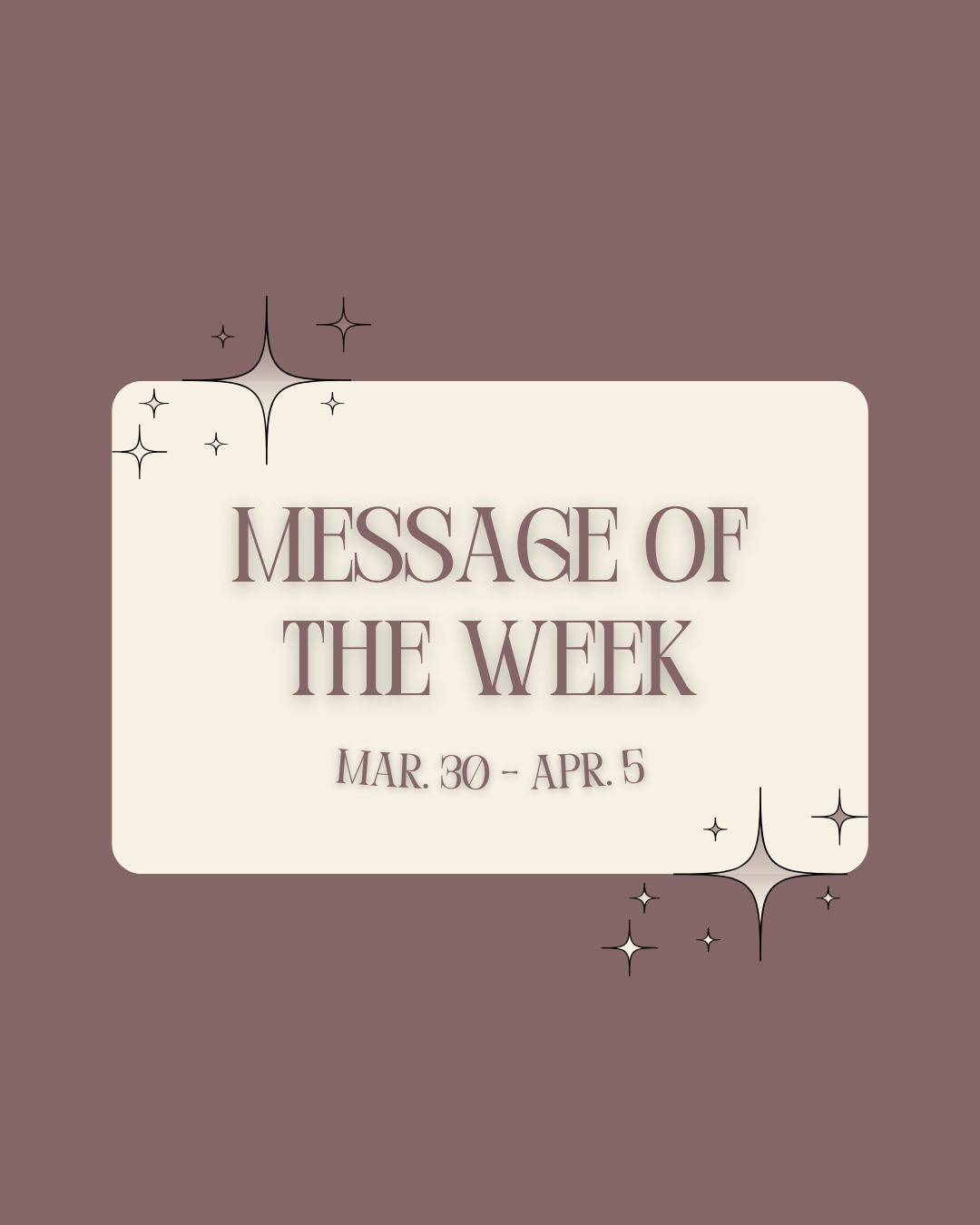 Weekly Horoscopes: Mar. 30 - Apr. 5