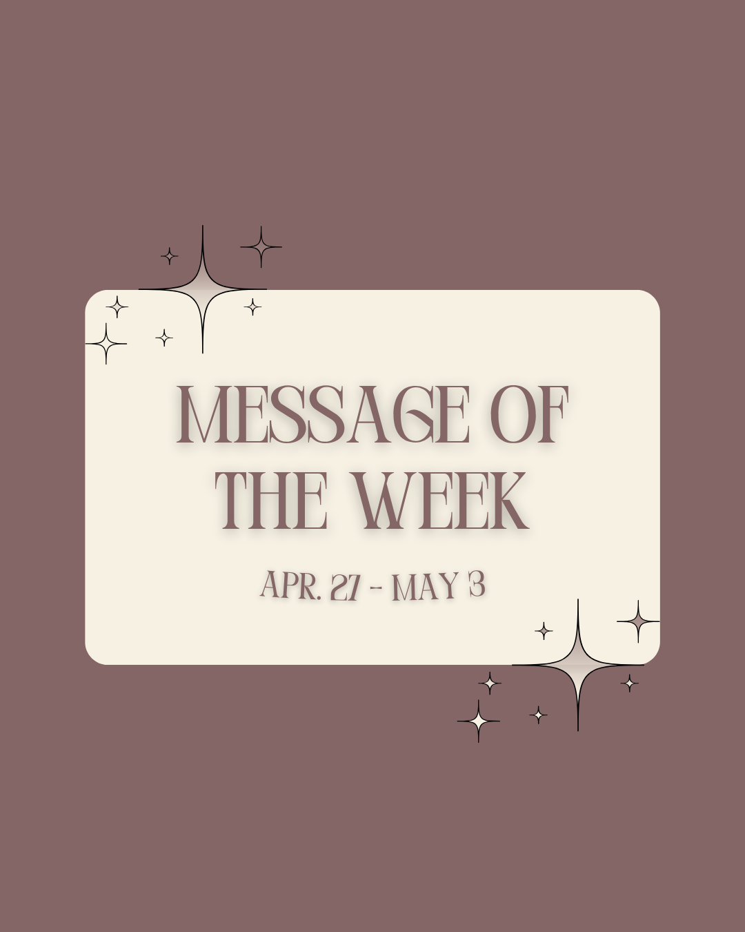 Weekly Horoscope: Apr. 27 - May 3
