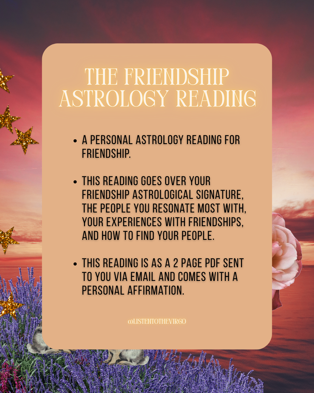 The Friendship Astrology Reading