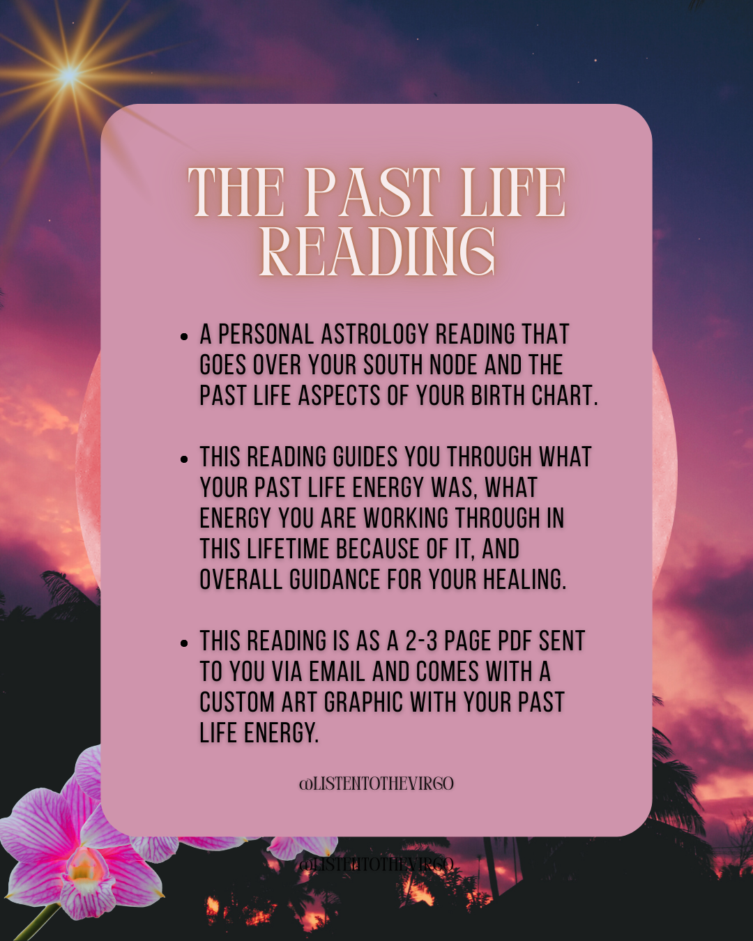 The Past Life Reading