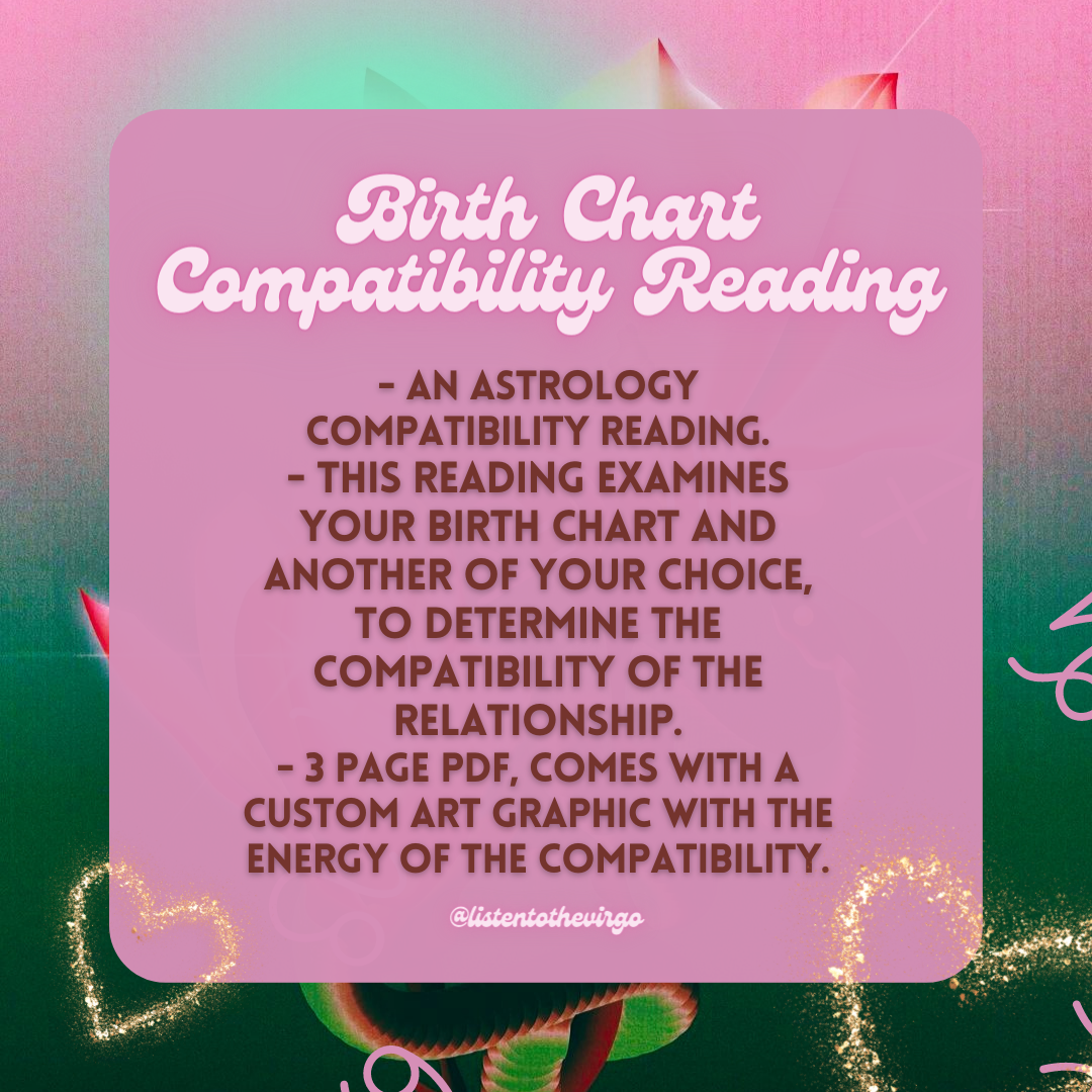 Birth Chart Compatibility Reading