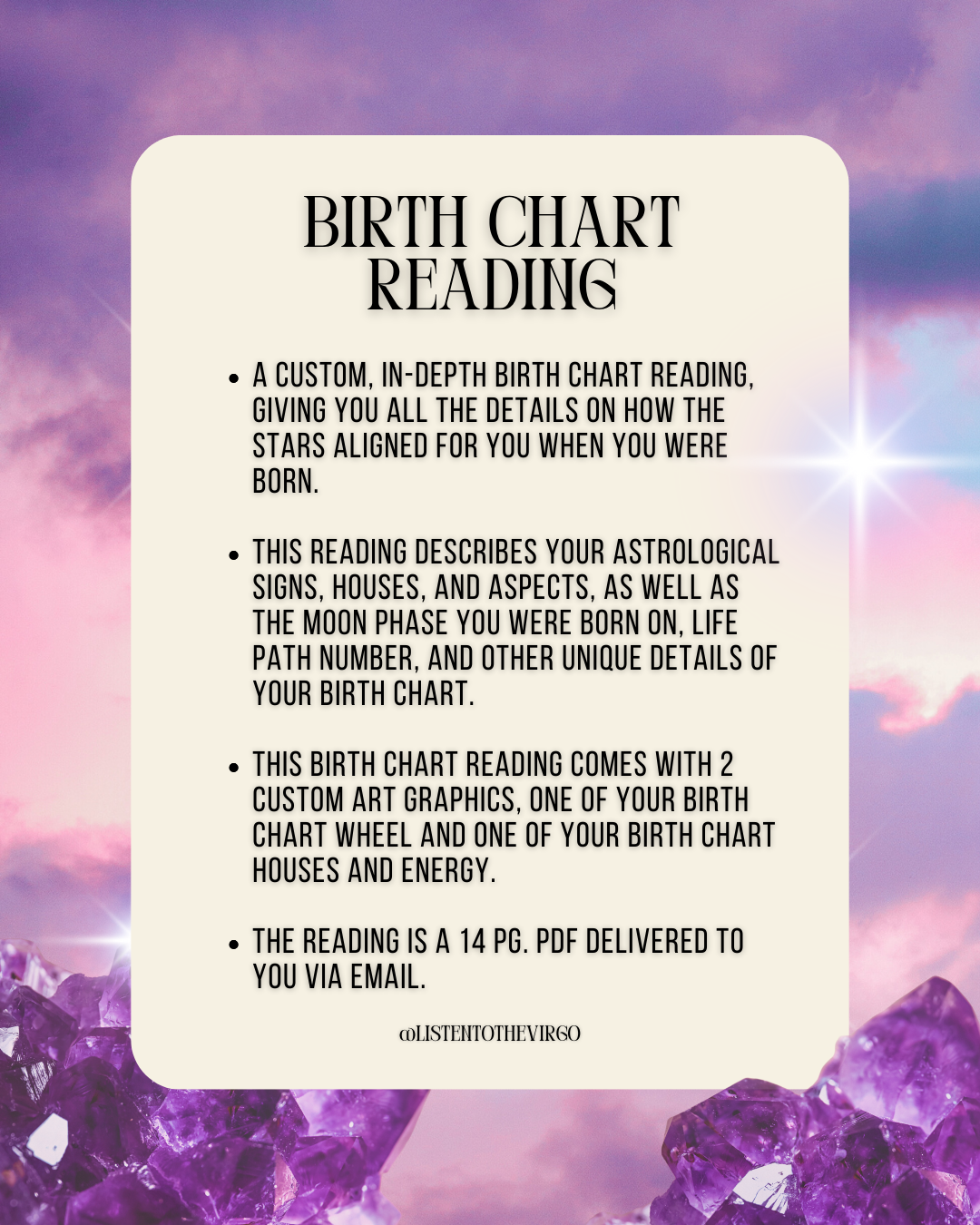 Birth Chart Reading