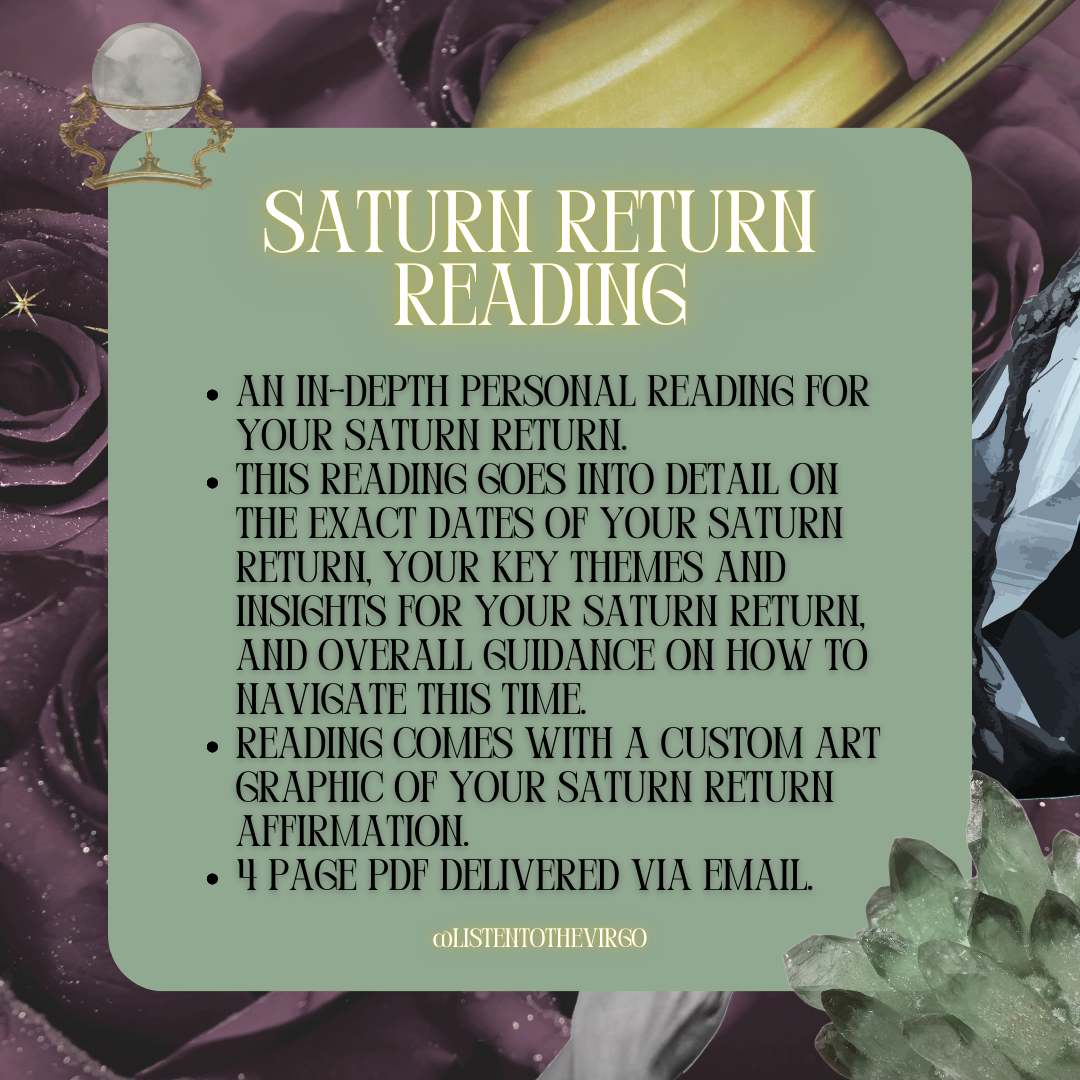 Saturn Return Reading