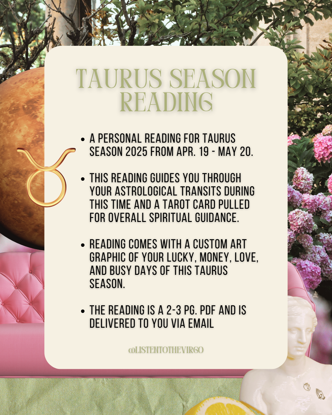 Taurus Season Reading
