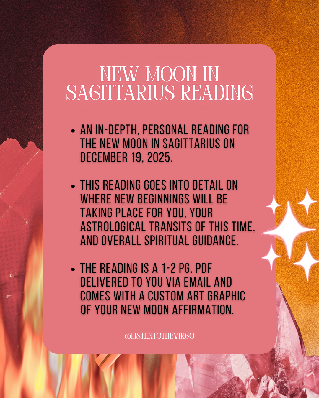 New Moon in Sagittarius Reading