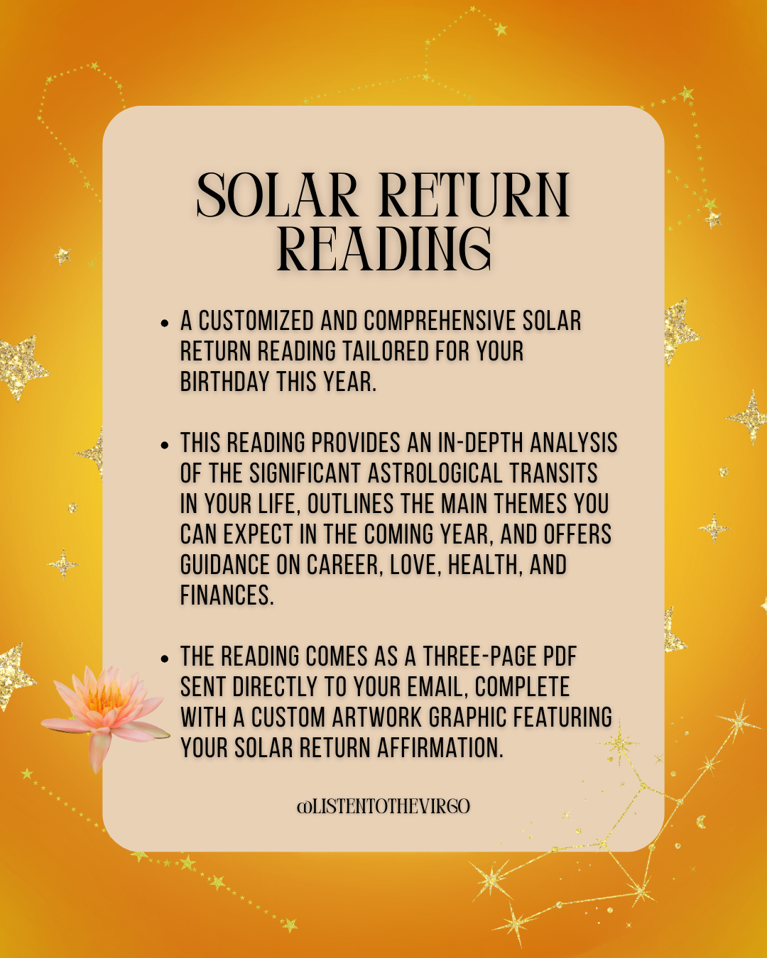 Solar Return Reading