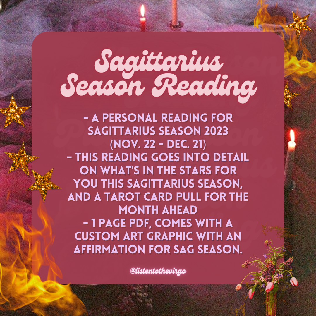 Sagittarius Season Reading
