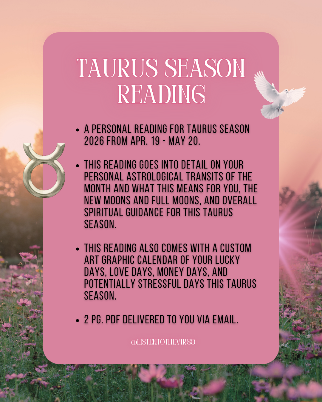 Taurus Season Reading