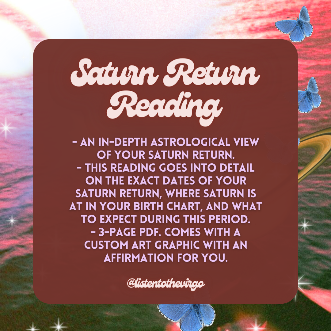 Saturn Return Reading